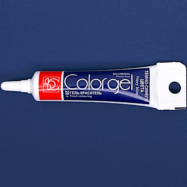 Краситель пищевой гелевый Colorgel: Navy Blue (Тёмный СИНИЙ) | 20-100 гр Краситель пищевой гелевый Colorgel: Navy Blue (Тёмный СИНИЙ) | 20-100 гр