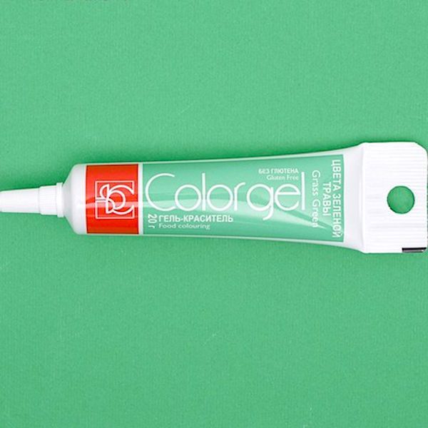 Краситель пищевой гелевый Colorgel: Grass Green (Зелёная Трава) | 20-100 гр Краситель пищевой гелевый Colorgel: Grass Green (Зелёная Трава) | 20-100 гр