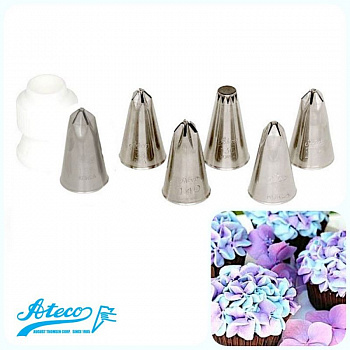 Кондитерская насадка звезда закрытый центр (сирень) №135-140 Ateco | cтандарт. размер Кондитерская насадка звезда закрытый центр (сирень) №135-140 Ateco | cтандарт. размер