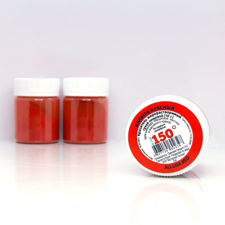 Пищевой краситель сухой ЖИРОрастворимый ЛАК АЛЛЮРА (красный яркий) 10 г | 150º Bake!™ Пищевой краситель сухой ЖИРОрастворимый ЛАК АЛЛЮРА (красный яркий) 10 г | 150º Bake!™