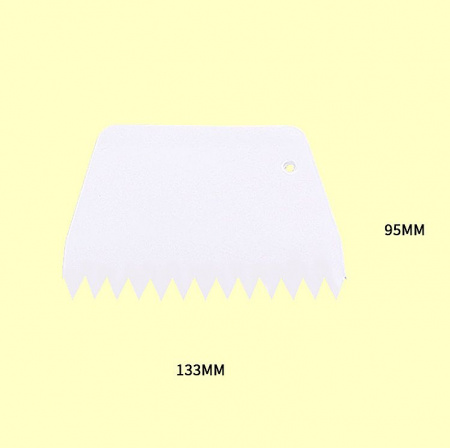 Кондитерский скребок фигурный Зубчики Кондитерский скребок фигурный Зубчики