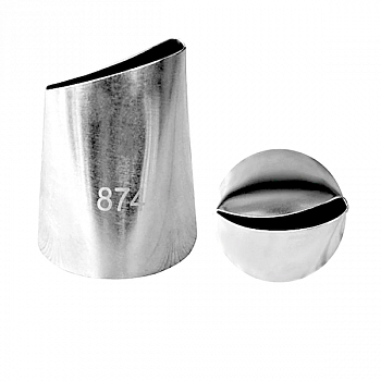 Кондитерская насадка лепесток розы большой изогнутый 874 | Эконом Кондитерская насадка лепесток розы большой изогнутый 874 | Эконом