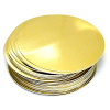 Подложка для торта Золото/Жемчуг 2х сторон. 0.8 мм, Ø 240 мм Подложка для торта Золото/Жемчуг 2х сторон. 0.8 мм, Ø 240 мм