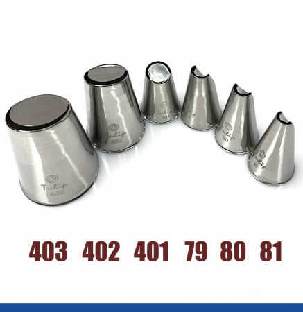 Кондитерские насадки лепесток хризантемы №79, 80, 81, 401, 402, 403 Tulip™ | набор 6 шт (все хризантемы) Кондитерские насадки лепесток хризантемы №79, 80, 81, 401, 402, 403 Tulip™ | набор 6 шт (все хризантемы)