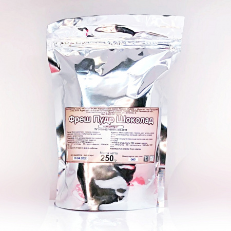 Сахарная Фреш Пудра Шоколадная нетающая (термостабильная) 0.25; 1-10 кг