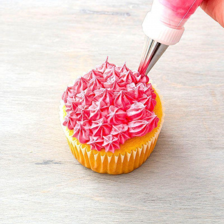 Кондитерская насадка закрытая звезда №28 Tulip™ малый размер (diam.7,6 mm; 8 лучей) Кондитерская насадка закрытая звезда №28 Tulip™ малый размер (diam.7,6 mm; 8 лучей)