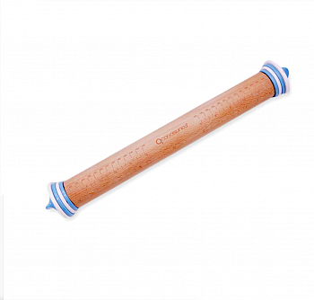 Скалка деревянная с ограничителями толщины 2-10 мм | размер: 43*7 см Скалка деревянная с ограничителями толщины 2-10 мм | размер: 43*7 см