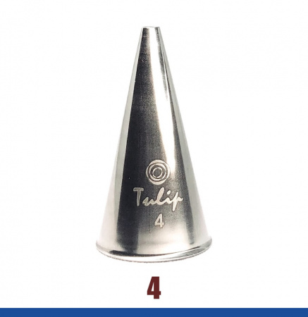 Кондитерская насадка трубочка №4 Tulip™ | Ø 2.4 мм Кондитерская насадка трубочка №4 Tulip™ | Ø 2.4 мм