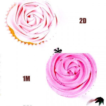 Набор кондитерских насадок 1M и 2D Tulip™, 2 шт, звёзды 6 лучей, Korea Набор кондитерских насадок 1M и 2D Tulip™, 2 шт, звёзды 6 лучей, Korea