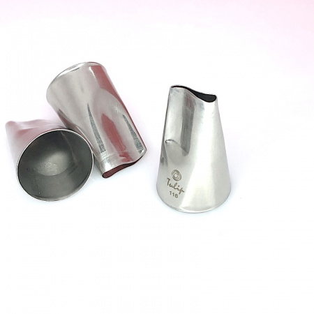 Кондитерская насадка 116 Tulip, Корея, прорезь 14 мм лепесток 2-й изогнутый Кондитерская насадка 116 Tulip, Корея, прорезь 14 мм лепесток 2-й изогнутый