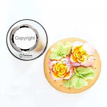 Насадка Малазийский Цветок №208 Роза Виктория | XL размер (Russian Flower Nozzle # 208 Carnation | XL size | By Tulip Workshop) Насадка Малазийский Цветок №208 Роза Виктория | XL размер (Russian Flower Nozzle # 208 Carnation | XL size | By Tulip Workshop)