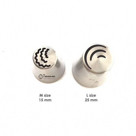 мини Насадка листик/лепесток E №180 Веер Лауры | М размер