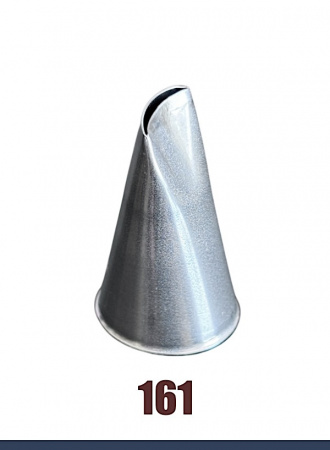 Кондитерская насадка 161 Tulip, Корея, прорезь 9 мм лепесток изогнутый левый Кондитерская насадка 161 Tulip, Корея, прорезь 9 мм лепесток изогнутый левый