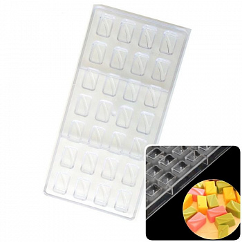 Поликарбонатная форма для шоколада 275*135*24 мм | мод.2173