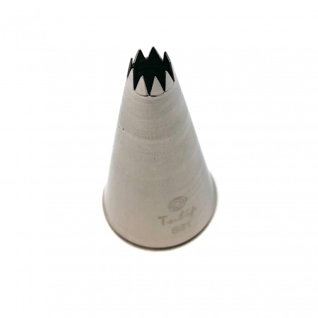 Кондитерская насадка 861 Tulip открытая звезда, Французская трубочка д.5.5 мм, 9 лучей Кондитерская насадка 861 Tulip открытая звезда, Французская трубочка д.5.5 мм, 9 лучей