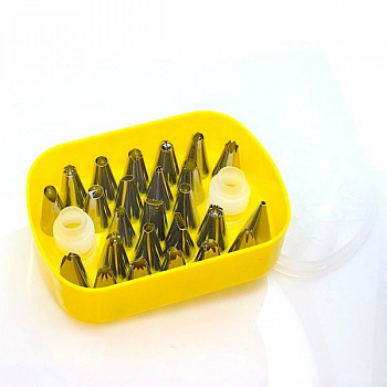 Набор кондитерских насадок 27 шт (25+2) Эконом в коробке Набор кондитерских насадок 27 шт (25+2) Эконом в коробке