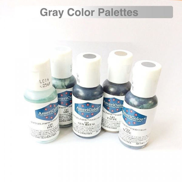 Красители гелевые Америколор Серая палитра 21 г. | Gray Красители гелевые Америколор Серая палитра 21 г. | Gray