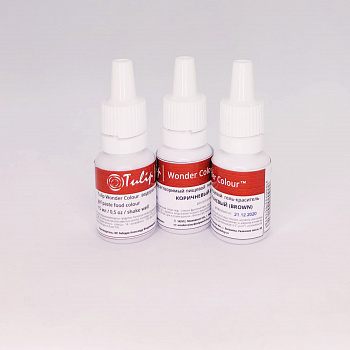 Краситель пищевой гелевый Tulip Wonder Colour | 15 мл. Коричневая палитра Краситель пищевой гелевый Tulip Wonder Colour | 15 мл. Коричневая палитра