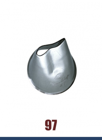 Кондитерская насадка 97 Tulip, Корея, прорезь 10 мм лепесток 2-й изогнутый Кондитерская насадка 97 Tulip, Корея, прорезь 10 мм лепесток 2-й изогнутый