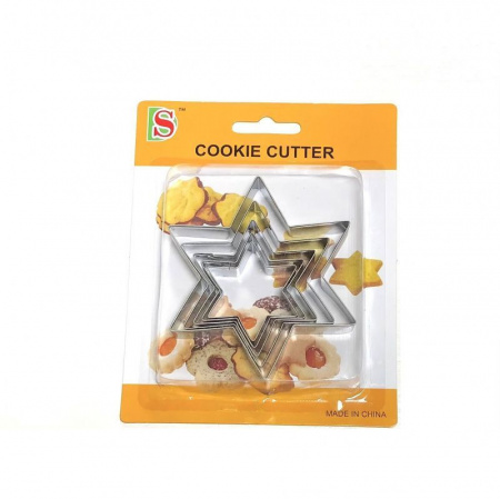 Вырубка стальная Звёзды ∅ 5-8 см | Набор 5 фигур Вырубка стальная Звёзды ∅ 5-8 см | Набор 5 фигур