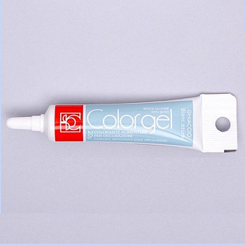 Краситель пищевой гелевый Colorgel: Blanc Azure (Ледяной Белый) | 20-100 гр Краситель пищевой гелевый Colorgel: Blanc Azure (Ледяной Белый) | 20-100 гр