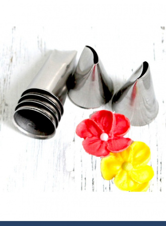 Кондитерская насадка 59 Tulip, Корея, прорезь 7.1 мм лепесток изогнутый Кондитерская насадка 59 Tulip, Корея, прорезь 7.1 мм лепесток изогнутый