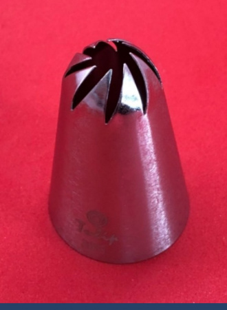 Кондитерская насадка 336 закрытая звезда ∅ 18 мм, 6 косых лучей, Эконом Кондитерская насадка 336 закрытая звезда ∅ 18 мм, 6 косых лучей, Эконом